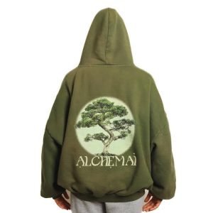 Alchemai Hoodie Tree - Green